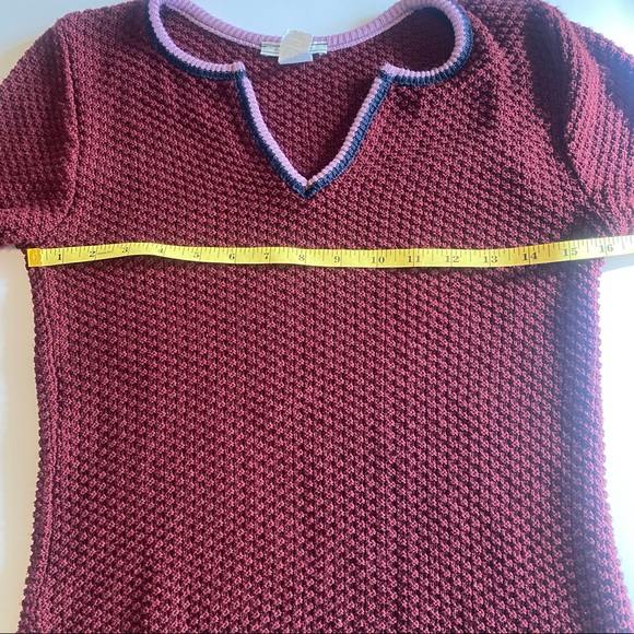 Maurices Burgundy Long Sleeve Chunky Knit Sweater - Picture 7 of 10